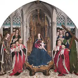Vierge des Conseillers, de Lluís Dalmau, 1443-1445.