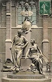 Jules Dalou, Monument à Boussingault (1895), La Plaine Saint-Denis, Conservatoire national des arts et métiers.