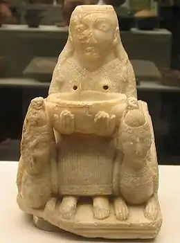 Dame de Galera datant du VIIe siècle av. J.-C. et exposée au musée archéologique national de Madrid.