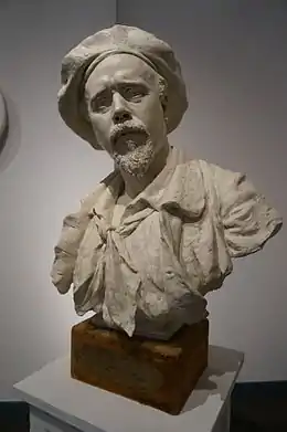 Buste de Eugène Damas par Alphonse Colle.