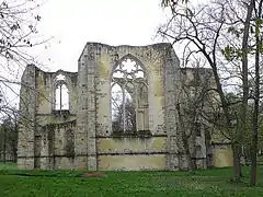 Chevet de l'abbatiale.