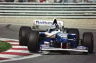 Photo de la nouvelle Williams FW17 de 1995