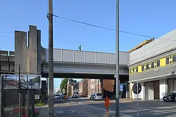 Station Dampremy Piges sur la section du prémétro.