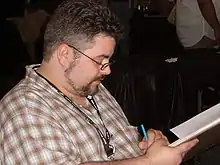 Description de l'image Dan Brereton at Super-Con 2009 1.JPG.