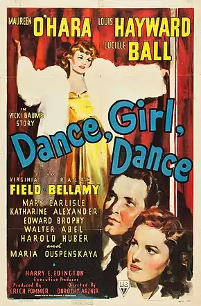 Description de l'image Dance, Girl, Dance (1940 film poster).jpg.