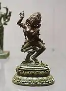 Yogin dans une pose « dansante ». XIe – XIIe siècle, probablement khmer. Musée ethnologique de Berlin