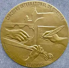 Médaille Concours Quatuor