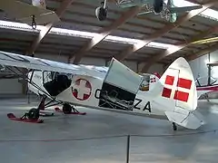 Version SAI KZ III d'une ambulance aérienne danoise.