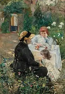 Au jardin (1891), localisation inconnue.