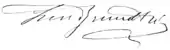 signature de Svend Grundtvig