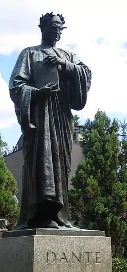 Dante, Washington, D.C.'s Meridian Hill Park