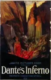 Affiche du film Dante's Inferno de Henry Otto en 1924.