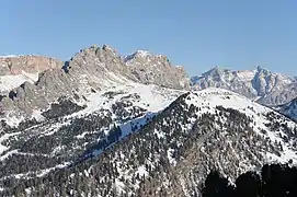 La piste de ski Dantercepies.