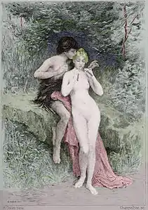 Illustration pour Daphnis et Chloé (1890).