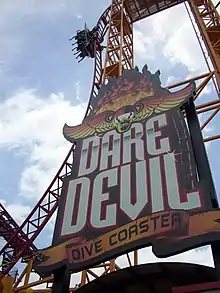 Dare Devil Dive à Six Flags Over Georgia