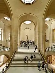 L'escalier Daruet la Victoire de Samothrace