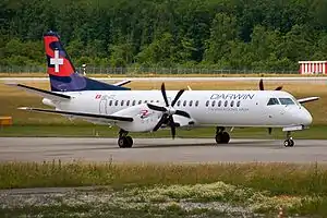 Saab 2000 de Darwin Airline.