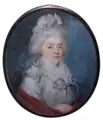 Portrait de la comtesse Saltykoff par Augustin Christian Ritt (1794), aujourd'hui au musée de l'Ermitage