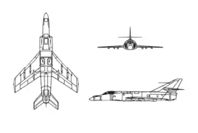 vue en plan de l’avion