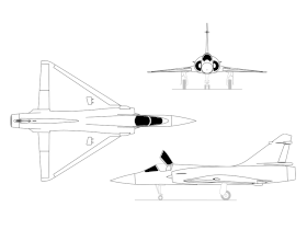 1983 : Mirage 2000 N, premier avion doté d'une capacité de suivi de terrain automatique.