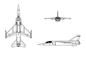 vue en plan de l’avion