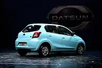 Lancement de la Datsun Go à New Delhi, Inde (arrière)