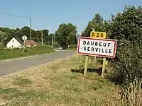 Entrée de Daubeuf-Serville