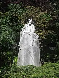 Monument à Alphonse Daudet (1901), Paris, jardins des Champs-Élysées.