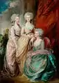 Les trois filles aînées de George III, Victoria and Albert Museum