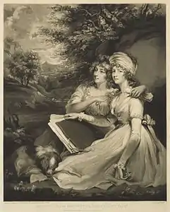 Les filles de Sir Bart Thomas Frankland (1797).