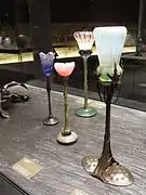 Lampes (collaboration avec Majorelle) au musée des beaux-arts de Nancy