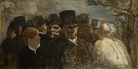 Passants, vers 1858-1860, musée des Beaux-Arts de Lyon.