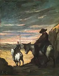 Don Quichotte et Sancho Panza, 1866-1868Musée Hammer, Los Angeles