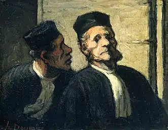 Les Deux avocats, 1855-1857Fondation et Collection Emil G. Bührle