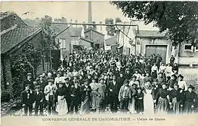 Une entreprise importante avant la Première Guerre mondiale, celle de la Compagnie française de Chromolithie.