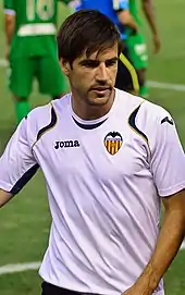 David Albelda, capitaine et joueur du club entre 1997 et 2013.