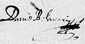 signature de Dávid Bélaváry