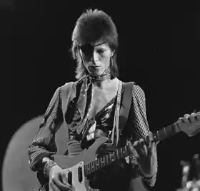 David Bowie sous les traits dHalloween Jack en 1974 aux Pays-Bas.