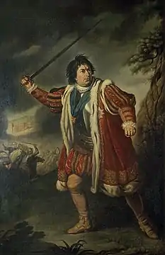 David Garrick dans Richard IIITableau de Nathaniel Dance-Holland