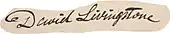 signature de David Livingstone
