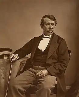 David Livingstone (1864) par le photographe écossais Thomas Annam.