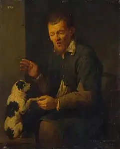 Paysan avec un chien, vers 1640Musée de l'Ermitage