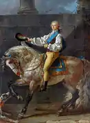 Jacques-Louis David, Portrait du comte Stanislas Potocki (1781)