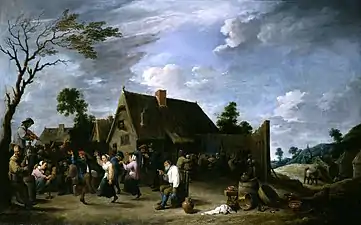Fête au villageseconde moitié du XVIIe siècleDavid Teniers le Jeune