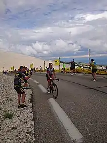 Davide Formolo au Mont Ventoux lors du Tour de France 2021