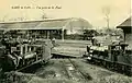 Vue de la gare depuis Saint-Paul-lès-Dax, en 1910.