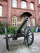 Canon de 90 mm de Bange (Suomen Tykistömuseo, Hämeenlinna).