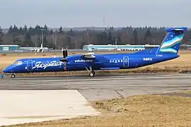 De Havilland Canada DHC-8-402Q arborant une livrée spéciale