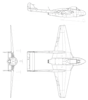 vue en plan de l’avion