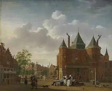 La Maison des poids Saint-Antoine, 1780-1790, Amsterdam, Rijksmuseum.